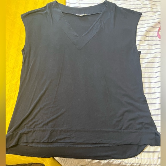 Eloquii deep v-neck black tunic - Picture 5 of 7